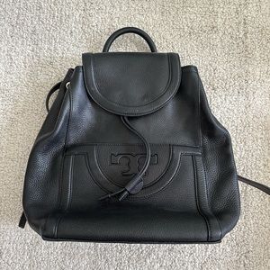 Tory Burch Medium Black Backpack
